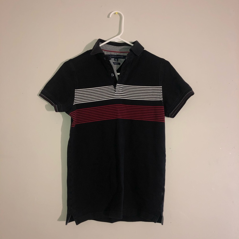 Tommy Hilfiger button up polo t-shirt